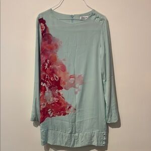 Misha Nonoo Sea Foam Green Silk Dress - Women’s 4